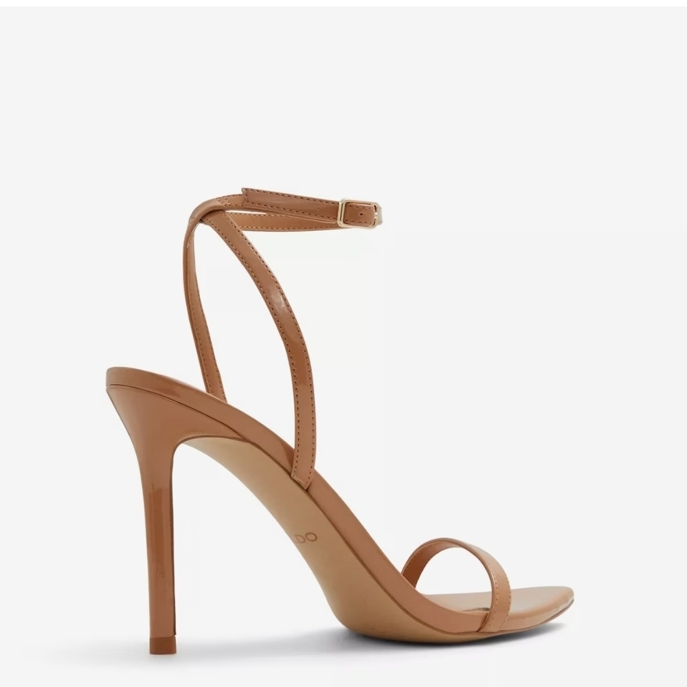 Aldo Tan Ankle Strap Heels - Picture 2 of 3